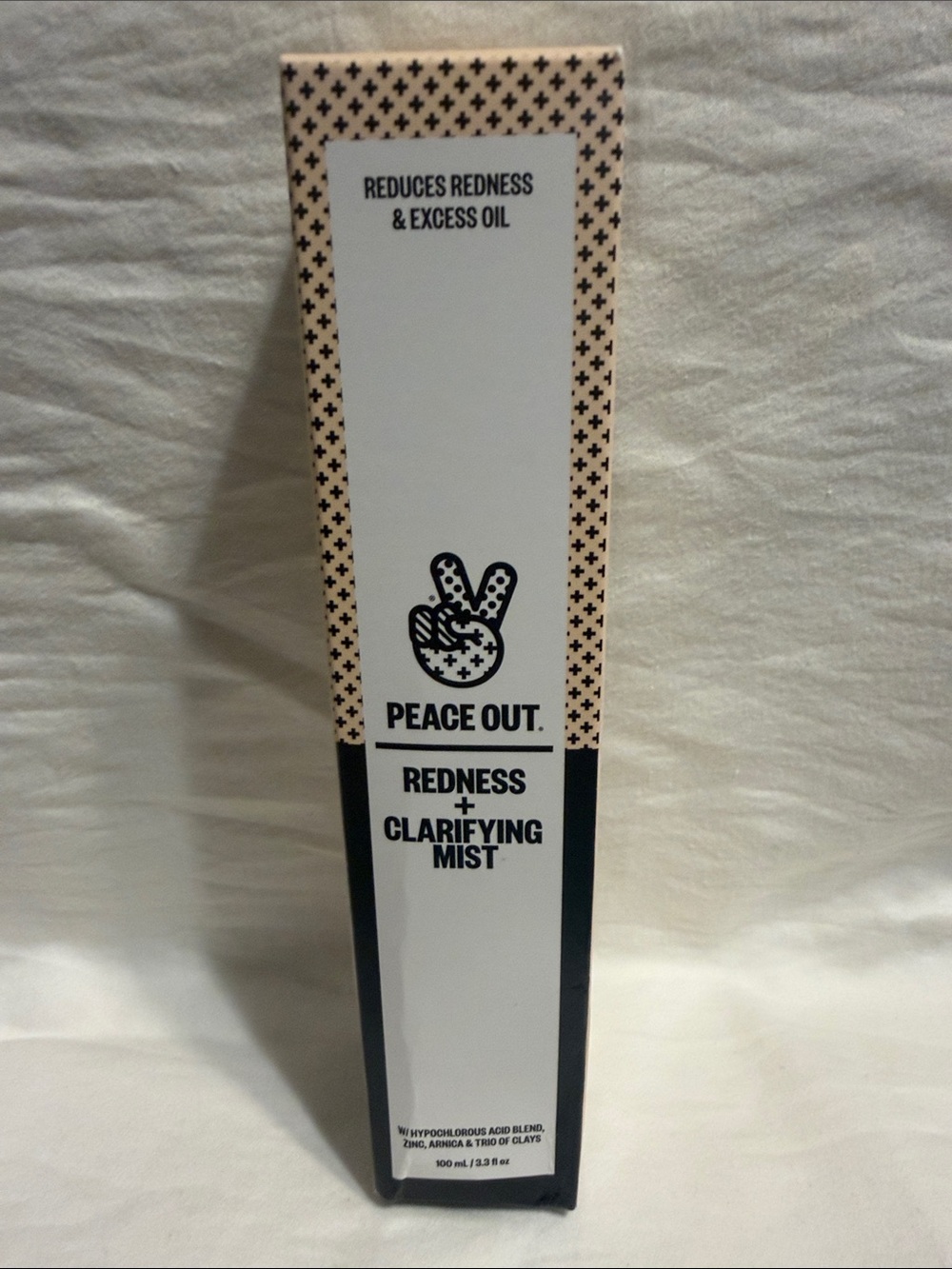 Peace Out Redness + Clarifying Mist — White & Beige
